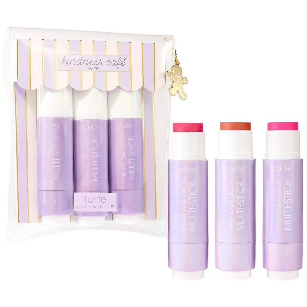 New Tarte Makeup Lot Bundle Kindness Cafe Mascara & Multi-Stick Full Size